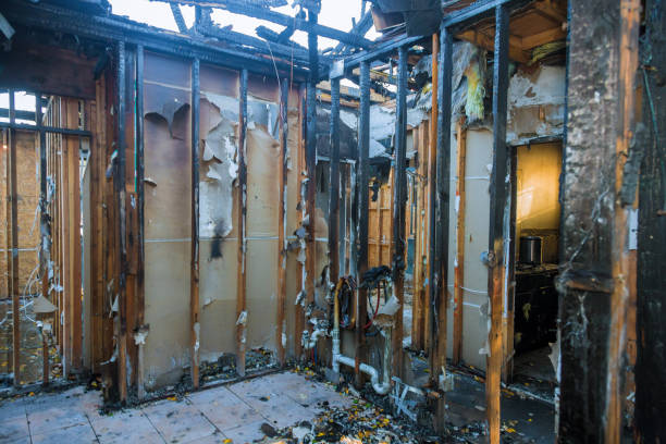 Professional Emergency Fire Cleanup technician working in Arcadia, CA